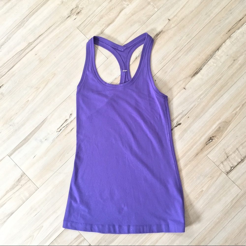 Purple Cool Racerback Tank 2 Lululemon